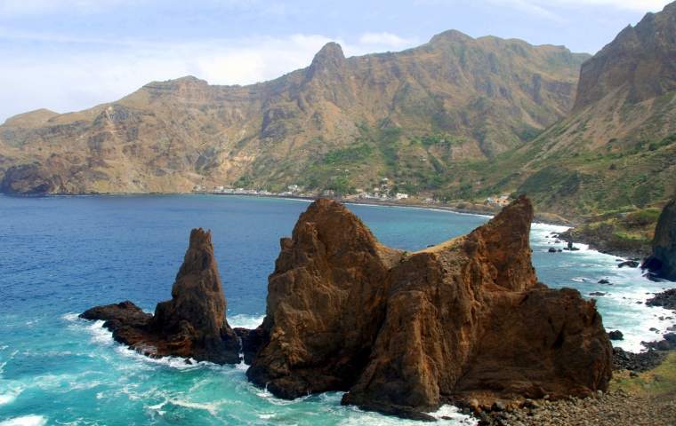 Brava Island part of the volcanic archipelago Islands of Cape Verde