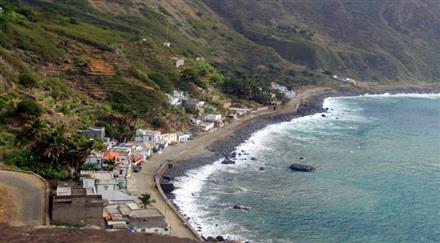 Brava Island part of the volcanic archipelago Islands of Cape Verde