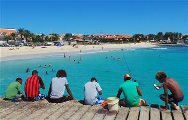 Sal Island part of the volcanic archipelago Islands of Cape Verde