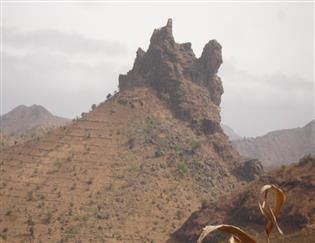 Santiago Island one of the volcanic archipelago Islands of Cape Verde